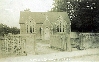 The former Eaton Bray National School about 1900 [Z467/21]